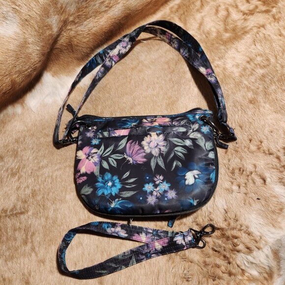Lug Swivel Crossbody Bag With Floral Print & Multiple Compartments Cottage Whims - Picture 8 of 8